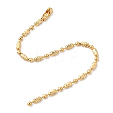 Brass Price Tag Chains KK-P340-25G-1