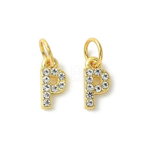 Rack Plating Alloy Rhinestone Pendants PALLOY-S187-01P-1