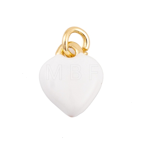 Rack Plating Brass Enamel Pendants KK-P269-10G-05-1