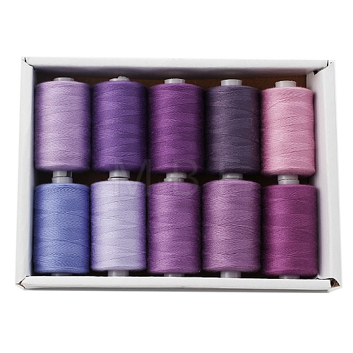 10 Colors Polyester Sewing Thread PW-WG34EA6-11-1