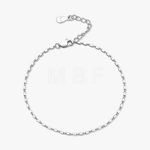 925 Sterling Silver Link Chain Bracelets EJ2248-3-1