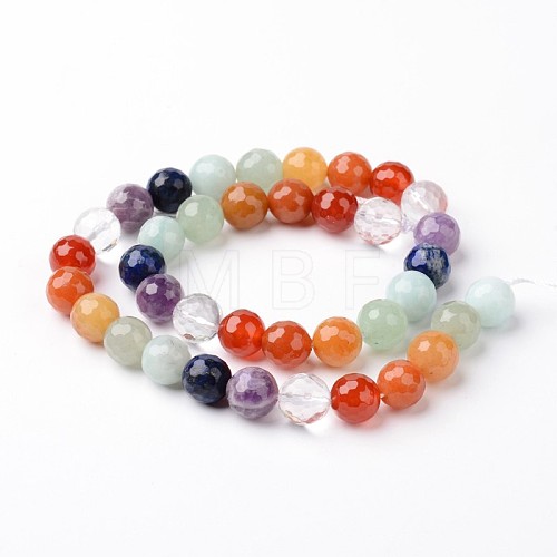 Natural Mixed Stone Beads Strands G-J376-24-12mm-1