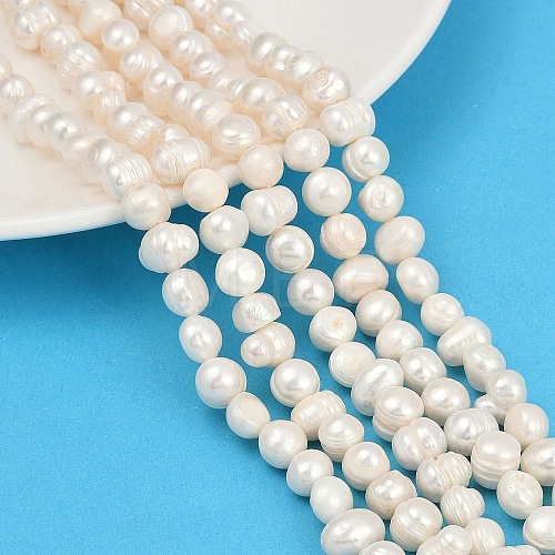 Natural Cultured Freshwater Pearl Beads Strands PEAR-I007-07J-09A-1