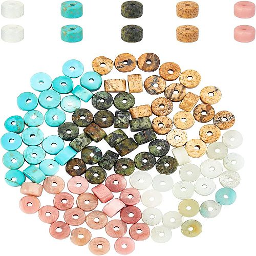 Natural Mixed Gemstone Beads G-NB0001-79-1