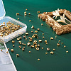  Jewelry 200Pcs 10 Style Brass Beads KK-PJ0001-24-16