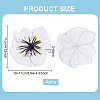 3D Flower Sequin Patches PATC-WH0012-01D-2
