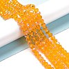 Electroplate Glass Beads Strands EGLA-A034-T3mm-L11-4