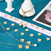 26Pcs 26 Styles Brass Initial Pendants KK-PH0014-80-4