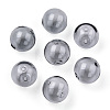 Transparent Blow High Borosilicate Glass Globe Beads GLAA-T003-09G-3