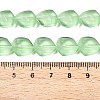 Frosted Glass Beads Strands GLAA-T023-30H-4