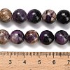 Natural Charoite Beads Strands G-G300-A01-10mm-5