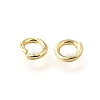 Brass Open Jump Rings X-KK-V007-004G-03-2