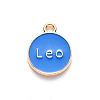 Alloy Enamel Pendants ENAM-S124-01A-02G-3
