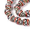 Handmade Porcelain Ceramic Beads Strands PORC-T135-07D-3