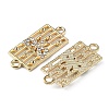 Alloy Rhinestone Connector Charms X1-FIND-TAC0014-55-1