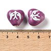 Printed Handmade Porcelain Beads FIND-H023-01B-3