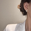 Alloy Enamel Stud Earrings for Women WG80053-49-1