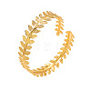 Leaf Alloy Arm Cuff Bangles for Women FS-WGBF8C7-01-1