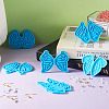 Mega Pet 7Pcs 7 Style Butterfly DIY Pendant Silicone Molds DIY-MP0001-15-25