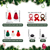 80Pcs 10 Style Christmas Theme Wine Bottle Cover Sets AJEW-AR0001-65-2