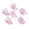 Eco-Friendly Transparent Acrylic Beads PL642-10-2