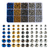 3450Pcs 15 Style Electroplate Glass Beads Strands EGLA-TA0001-28-11