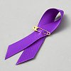 Awareness Ribbon Nylon Lapel Pin Backs for Backpack Clothes JEWB-WH0021-175A-2