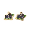 Fruit 304 Stainless Steel Enamel Pendants SA-CBA49D2-11G-08-1