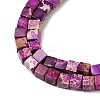 Dyed Synthetic Imperial Jasper Beads Strands G-H087-F02-01D-1-4