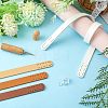 8Pcs 8 Colors PU Imitation Leather Bag Straps FIND-FH0004-99-5