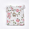 Polycotton(Polyester Cotton) Packing Pouches Drawstring Bags ABAG-T007-02N-2