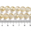 Spray Painted Glass Round Bead Strands DGLA-Q015-10mm-21-2