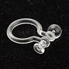 Plastic Clip-on Earring Findings KY-P001-10B-2