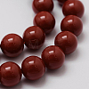 Shell Pearl Beads Strands BSHE-L026-01-8mm-3