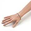 304 Stainless Steel Beads Stretch Charm Bracelets BJEW-JB03862-4