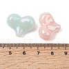 UV Plating Opaque Acrylic Beads OACR-G058-16B-3