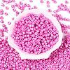 Baking Paint Pearlized Glass Seed Beads SEED-T008-03K-2