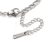 304 Stainless Steel Bracelets BJEW-Q340-01P-3