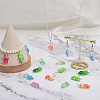 CHGCRAFT 60Pcs 10 Styles Luminous Transparent & Opaque Resin Pendants Sets RESI-CA0001-71-5