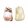 Alloy Enamel Pendants X-ENAM-M046-12G-C-1