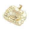 Brass Pendants KK-C251-06C-G-2