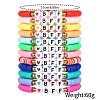 12Pcs Alloy & Polymer Clay & Resin Beaded Stretch Bracelets Set for Frinedship FS-WG9EC10-01-4