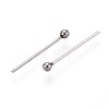 304 Stainless Steel Head Pins STAS-T065-15mm-20P-2