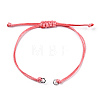Korean Waxed Polyester Cord Braided Bracelets X1-MAK-T010-06P-2