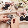   8Pcs 4 Colors Detachable Polyester Satin Bowknot Shoe Decoration AJEW-PH0011-27-3