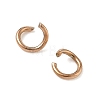 304 Stainless Steel Open Jump Rings STAS-Z150-01A-RG-2