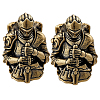 2Pcs Brass European Beads KK-HY0004-50-1