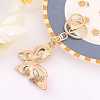 Alloy Rhinestone Keychain PW-WG55894-02-2