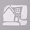 3D House Frame Carbon Steel Cutting Dies Stencils DIY-F050-23-2