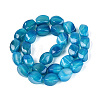 Dyed & Heated Natural Agate Beads Strands G-N359-14A-03-3